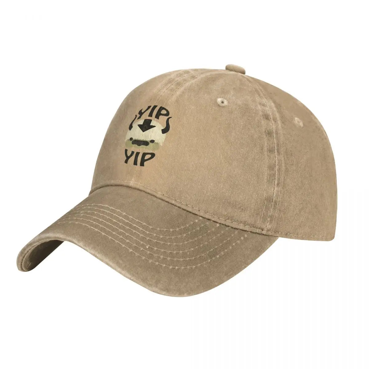 Vintage Yip Yip Appa The Last Airbender Baseball Caps Unisex Style Distressed Washed Snapback Hat Outdoor Gift Caps Hat