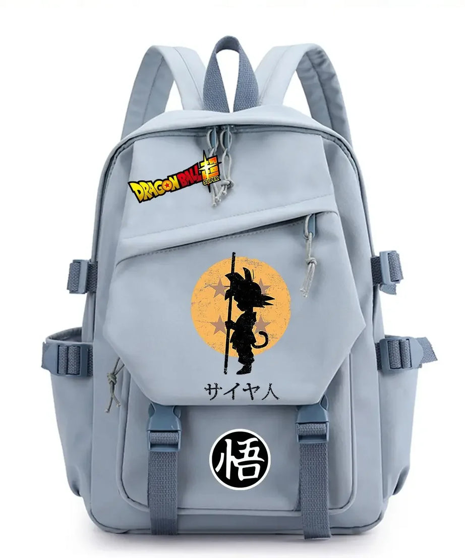 Goku Dragon Ball Backpack – Anime Canvas Bag for School & Travel