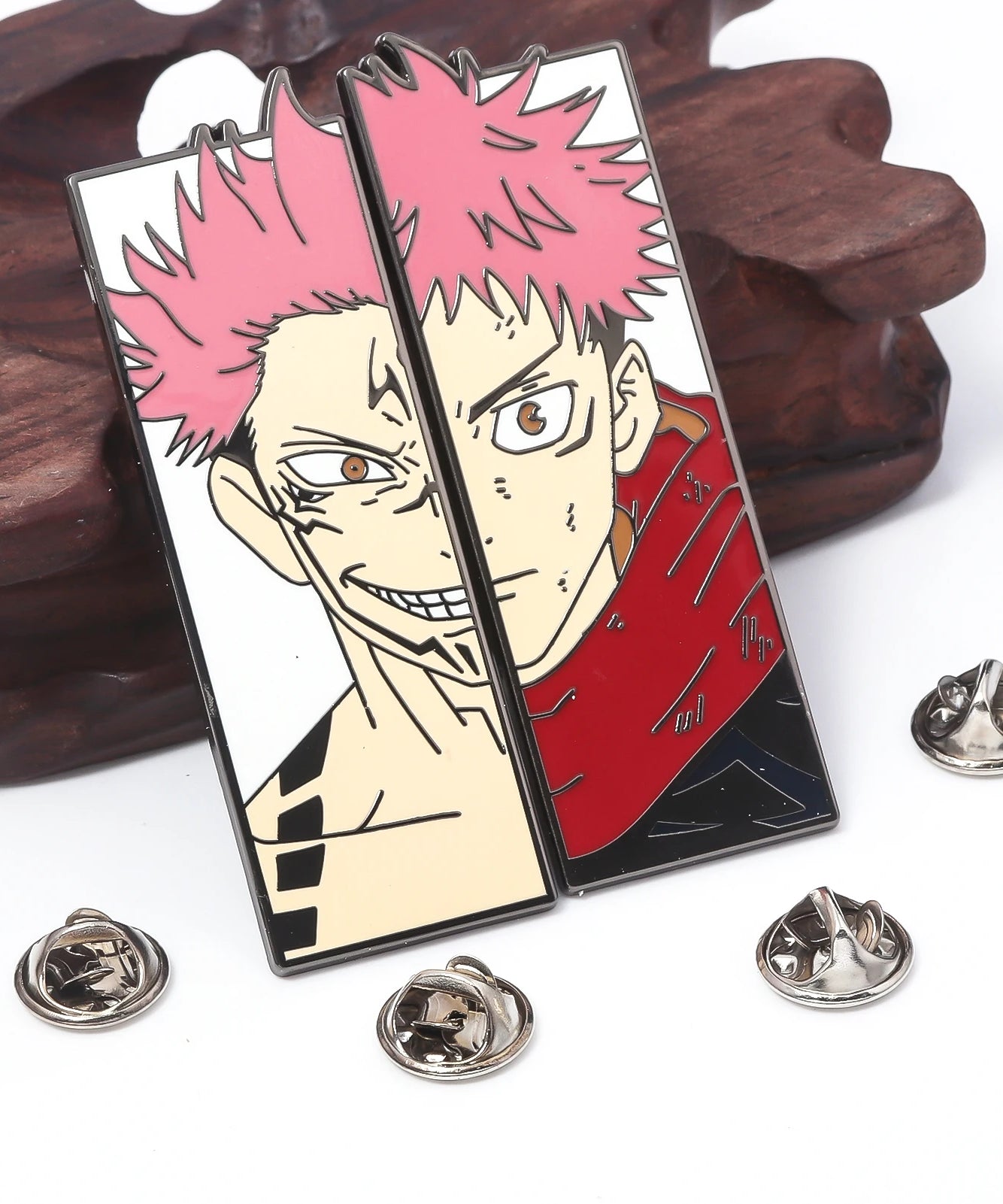 Hot-blooded Anime Jujutsu Kaisen Brooch Badge Brooch Vitality Satoru Gojo Brooches for Women Men Jewelry Accessorie Gift