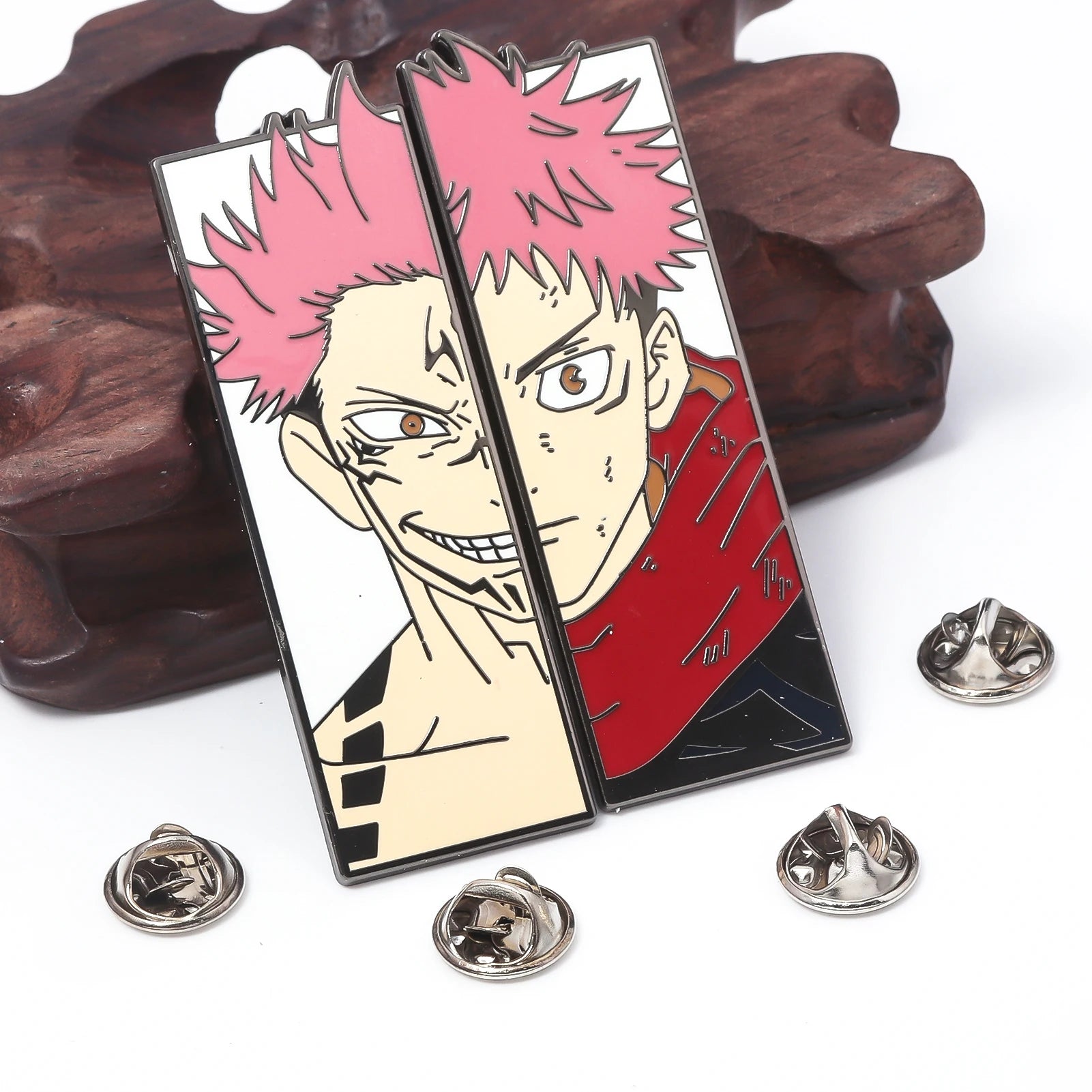 Hot-blooded Anime Jujutsu Kaisen Brooch Badge Brooch Vitality Satoru Gojo Brooches for Women Men Jewelry Accessorie Gift