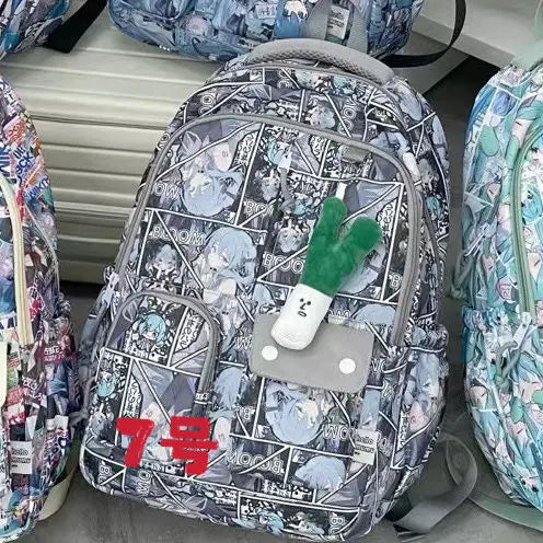Hatsune Miku New Bag Junior High Student Large Capacity High School Student Girls Middle School Backpack Holiday Gift