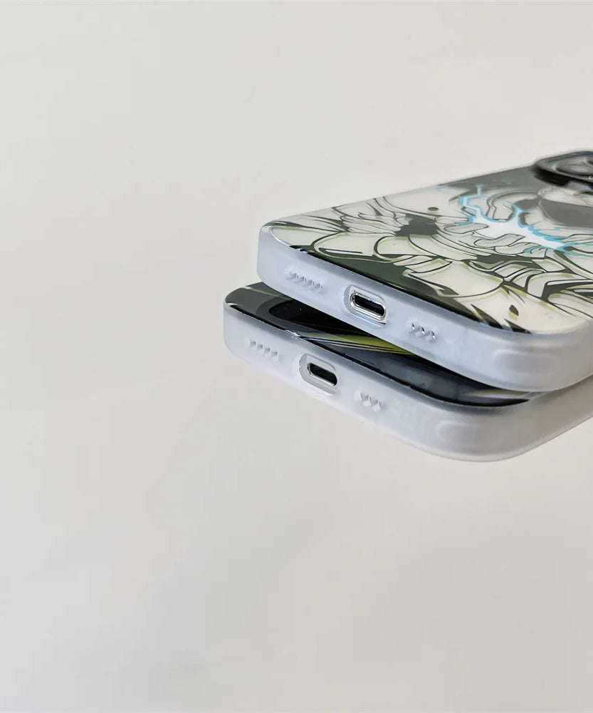 Metal Button Naruto Anime Case For Iphone 14 13 12 Pro Max 13pro 14 Pro Phone Case