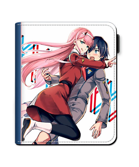 Darling in the FRANXX Cute Anime Purse with Coin Pocket Colorful Printing Short PU Wallet