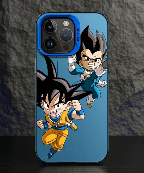 Phone Case for iPhone 14 15 16 Plus 17 Air 16e 11 12 13 Pro Max Shell Dragon Ball Vegeta Goku Dragons