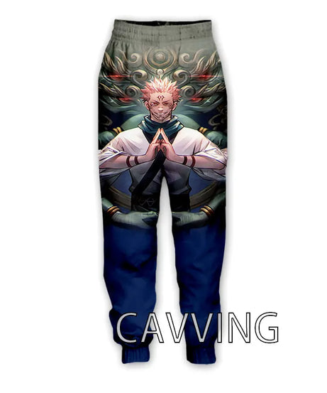 New Fashion 3D Print Anime Jujutsu Kaisen Casual Pant Sport Sweatpants Straight Pants Jogging Pants Trousers for Women/Men