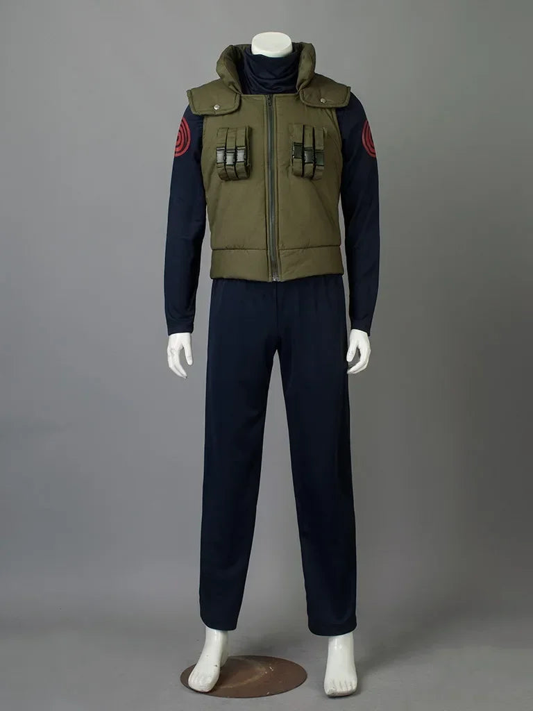 Anime Naruto Hatake Kakashi Cosplay Costume – Premium Ninja Uniform Full Outfit for Adults 6