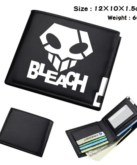 BLEACH Animation Derivative Purse Fold Short Wallet Portable Coin Purse