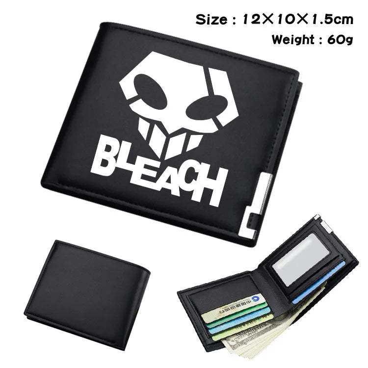 BLEACH Animation Derivative Purse Fold Short Wallet Portable Coin Purse