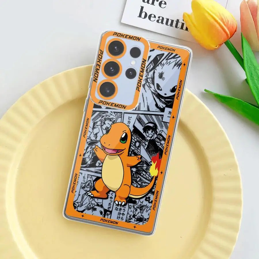 Pikachu Angel Eye Anime Case – Samsung Galaxy S21–S25, Note 10/20 Series