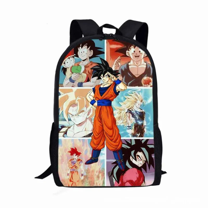 Dragon Ball Super Backpack Boys' Primary School Backpack Kindergarten Bag Game Printed Backpacks Large Capacity Simple