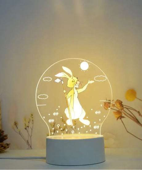 Winnie the Pooh animation peripheral 3D table lamp LED night light bedroom decoration lamp children's Christmas gift
