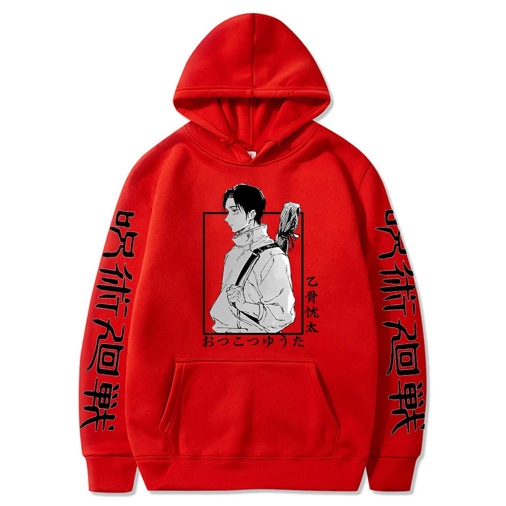 Jujutsu Kaisen Yuta Okkotsu Graphic Hoodie Vintage Oversized Streetwear 6
