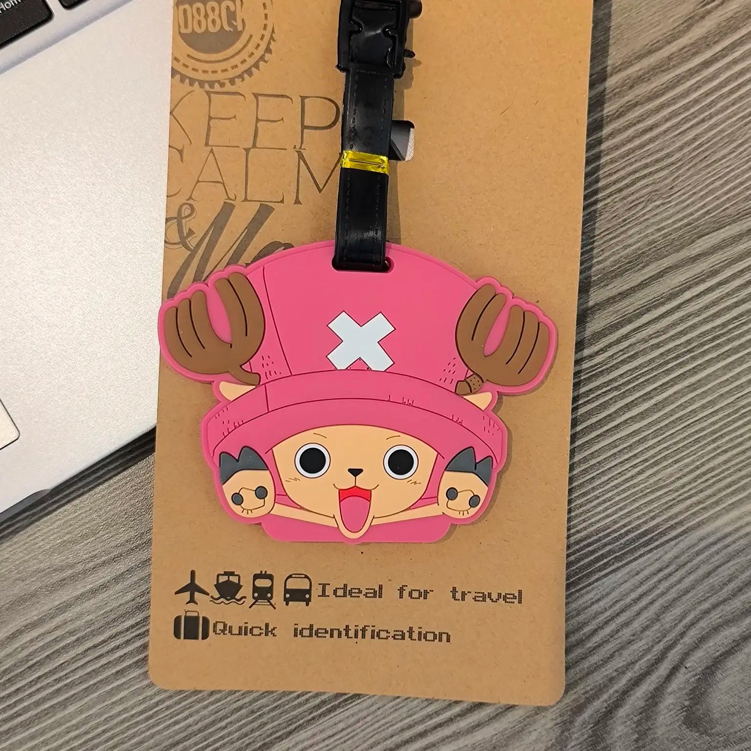 Anime One Piece Boarding Check in Hang Tag Accessories Joba Lu Fei Suolong Luggage Tag Cute Creativity