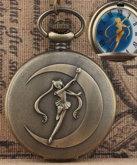 Sailor Moon Moon Prism Pocket Watch Second Generation Lifewith sailor moon Card Captor Sakura accessories holiday gift