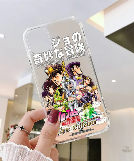 JoJo's Bizarre Adventure JoJo Anime Phone Cover For iPhone 11 12 13 14 15 16 17 Pro Max 16 15 14 Plus 17AIR Soft Silicone Case