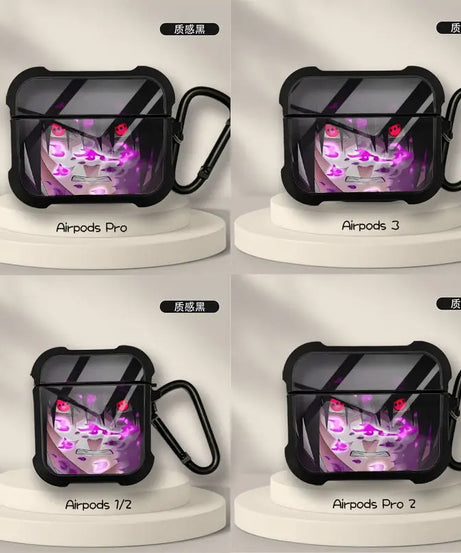 New Anime Naruto Sasuke Obito Protective Case for AirPods 3 for Airpods Pro 1 2 Wireless Bluetooth Headphone Case Christmas Gift