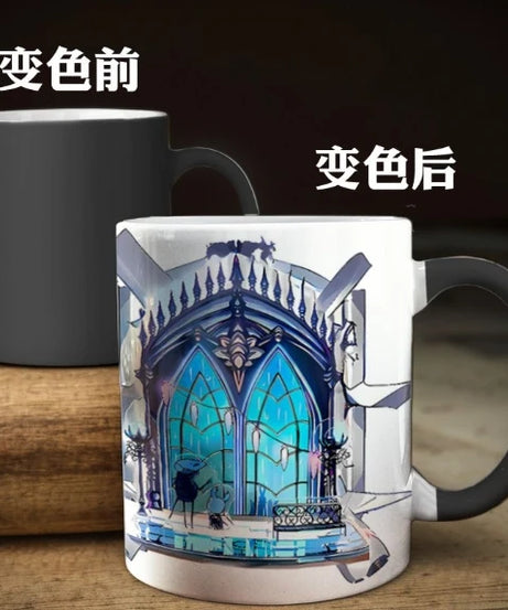 Hollow Knight Hornet Silk Song GK Tears City Window Mug Coffee Ceramic Color-Changing Cup Personalized Holiday Gift