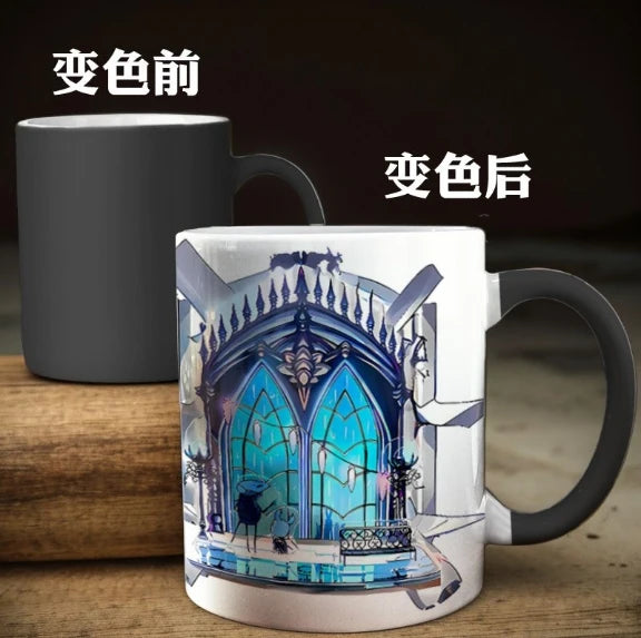 Hollow Knight Hornet Silk Song GK Tears City Window Mug Coffee Ceramic Color-Changing Cup Personalized Holiday Gift