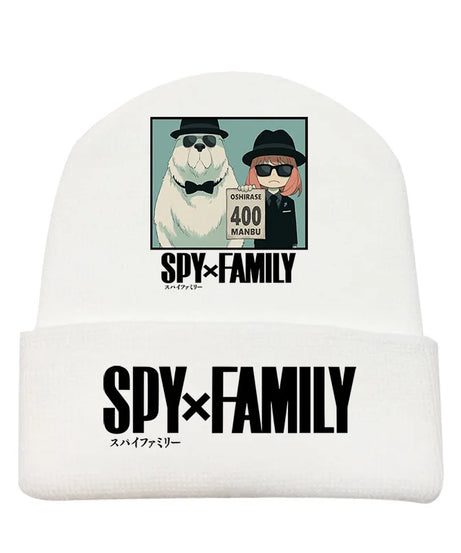 New Spy×Family Peripherals for Men and Women New Personalized Creative Letter Printing Soft, Comfortable and Warm Knitted Hats