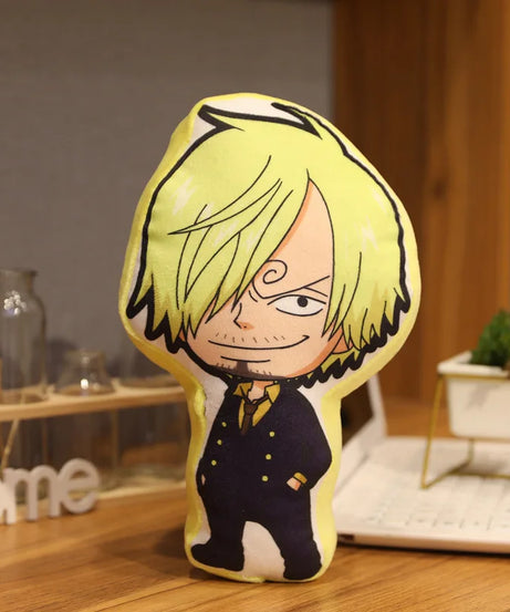 One Piece Pillow Doll Luffy Roronoa Zoro Sanji Chopper Usopp  Anime Peripherals Cushion Pillow Birthday Gift Decorative