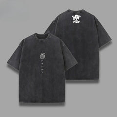 One Piece Skull Vintage-Washed T-Shirt — Graphic Tee