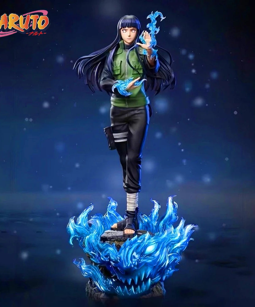 34cm/13.39in Anime NARUTO Figure Hyuga Hinata Action Figures Pvc Statue Desktop Ornamen Collection Model Toys Gifts