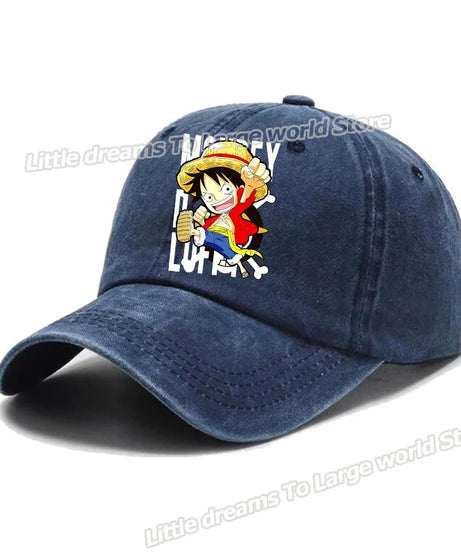 One Piece Baseball Cap Men Anime Printed Snapback Hat Adult Women Summer Sunshade Caps Unisex Hip Hop Casual Adjustable Hat Gift
