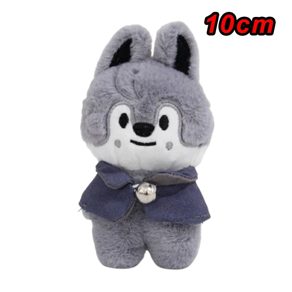 300style 10/22cm Skzoo Plush Bag Toy Kawaii Stray Wolf Plush Cartoon Stuffed Animal Doll Kawaii Toy Room Decor Children Gift