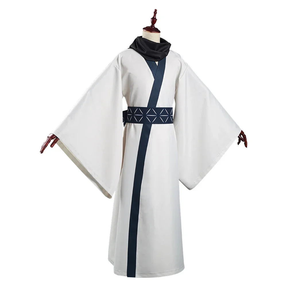 Anime Jujutsu Kaisen Ryomen Sukuna Kimono Cosplay Costume – Halloween Robe Outfit & Sash 4