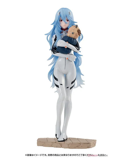 EVANGELION Anime Figure Ayanami Rei Shokugan Long Hair Action Figure Toys for Kids Gift Collectible Model