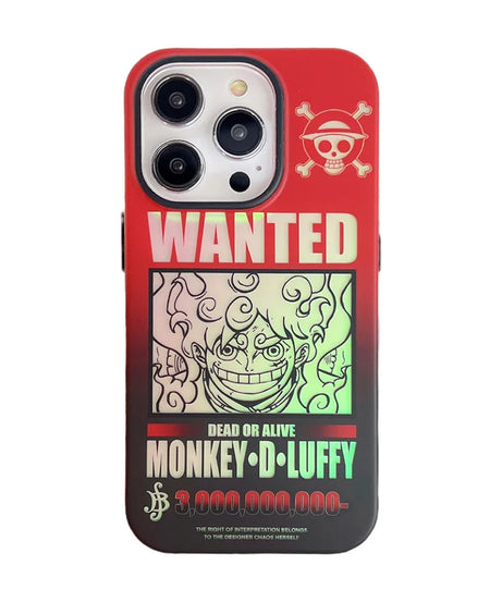 Laser Ones Pieces Luffys Roronoas Zoros Phone Cases For iPhone 15 14 13 12 11 16 Pro Max Back Cover