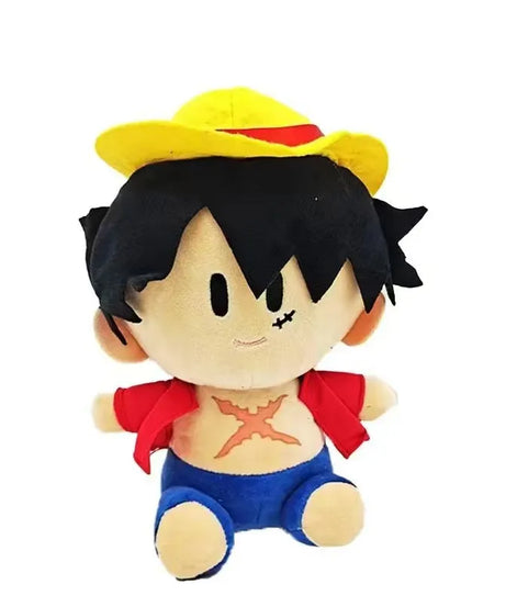 25Cm Anime One Piece Monkey D. Luffy Roronoa Zoro Sanji Plush Doll Pillow Ornament Children's