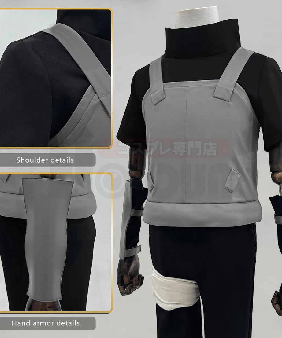 Itachi Uchiha ANBU Cosplay Set – Naruto Costume Vest, Shirt, Pants & Bandages