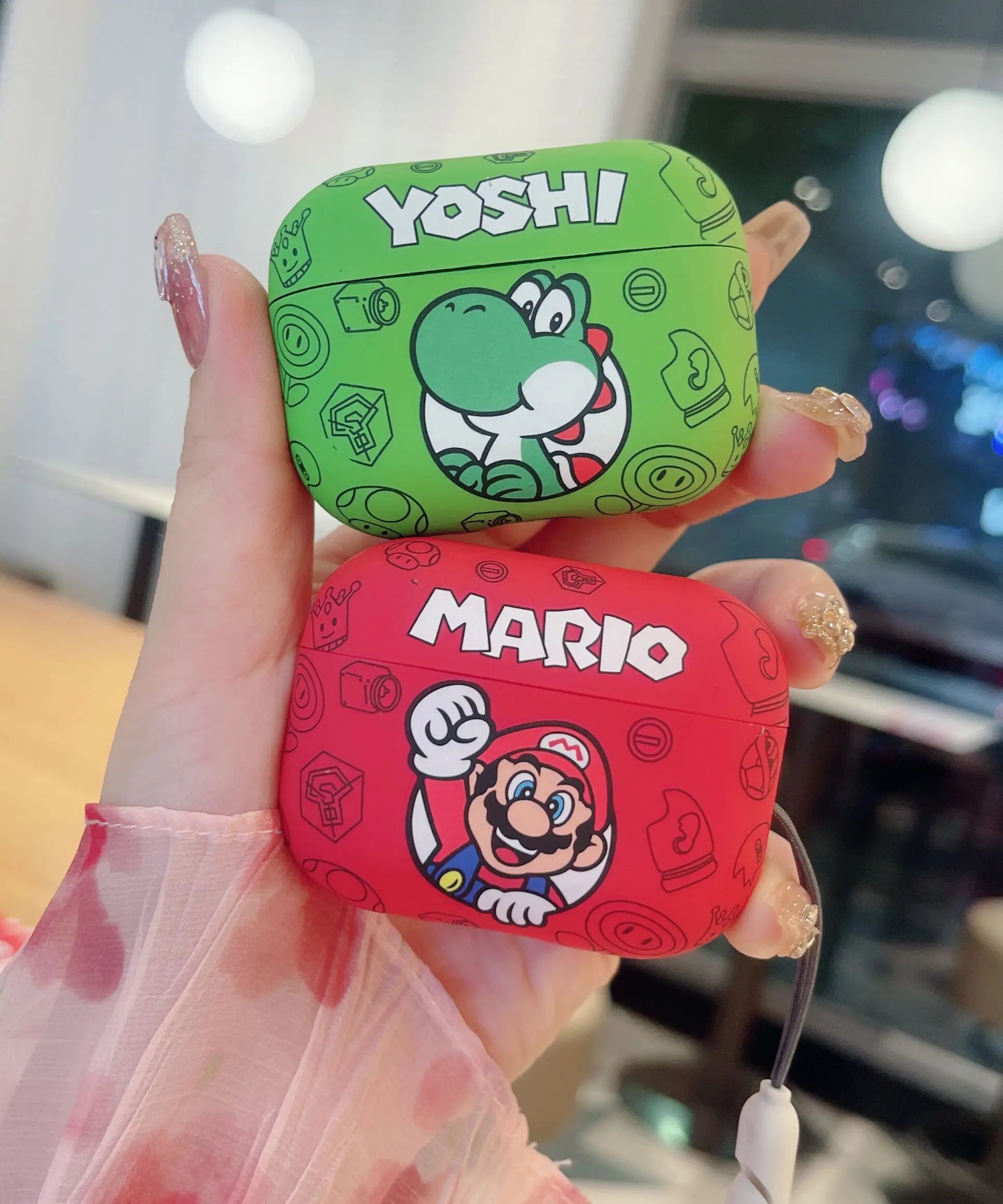 Cute Marios Earphone Cases For Airpods 2 3rd 4 Pro Pro2 Bluetooth Wireless Headphone Charging Cover