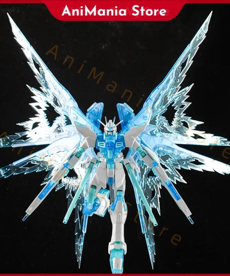 Gaoke Strike Freedom Glacier Frost Blue 1/144 HG Assembly Model Kit Collectible Action Figure Robot Plastic Model Toy Ornaments