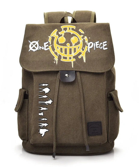 One Piece Anime Backpack Cosplay Luffy Unisex Students School Bag Large Capacity Bookbag Laptop Travel Rucksack Outdoor Bag