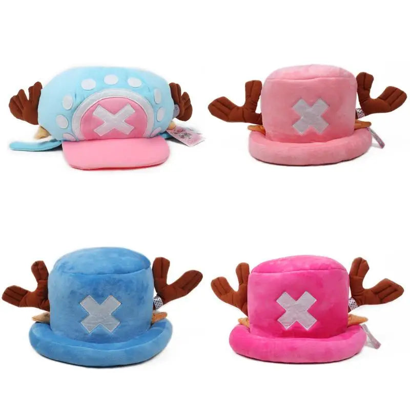 One Piece Chopper Plush Hat — Cute Cartoon Beanie