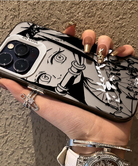Demon Slayer Matte Shockproof Case – Anime iPhone 7–16 Pro Max SE XR XS
