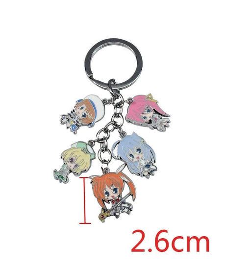 My Hero Academia Anime Metal Keychain With Midoriya Izuku Cosplay Accessories Colorful Pendant for Gift