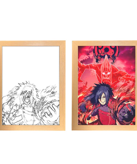 Naruto Anime Photo Frame Night Light Box