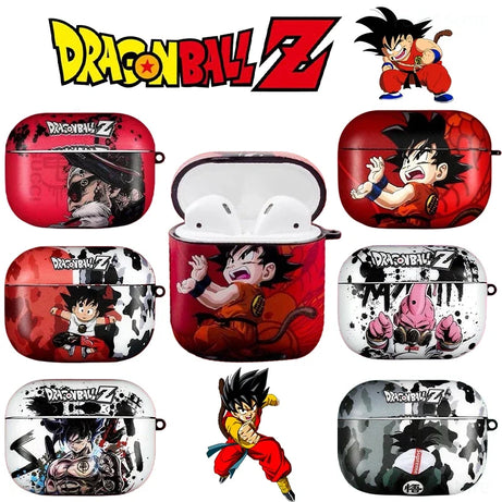 Dragon Ball Goku Wireless Bluetooth Earphone Case for Apple Airpods 1 2 3rd Case for AirPods Pro Case Skin Sticker Birthday Gift