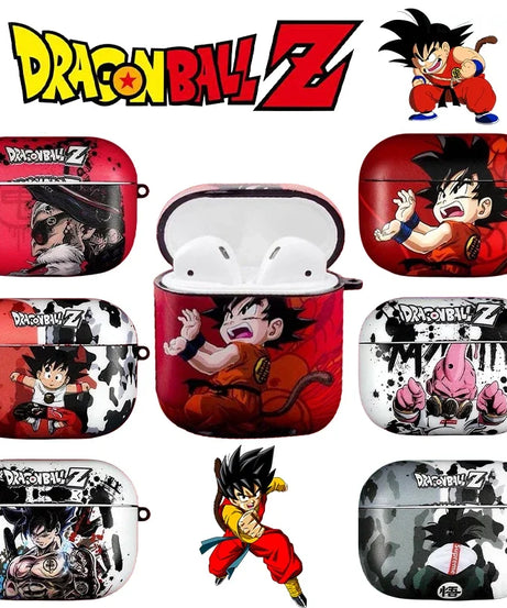 Dragon Ball Goku Wireless Bluetooth Earphone Case for Apple Airpods 1 2 3rd Case for AirPods Pro Case Skin Sticker Birthday Gift