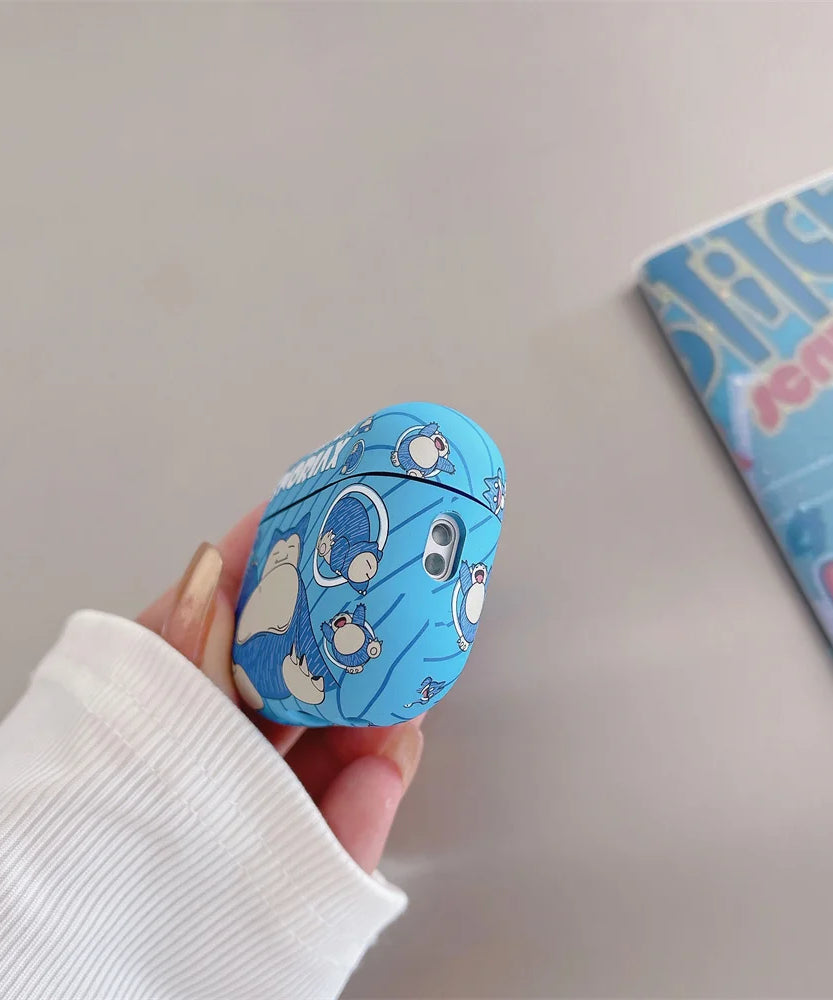 Anime Pokemon Psyduck Squirtle Snorlax Earphone Case for Airpods pro 2 Wireless Bluetooth Headphones