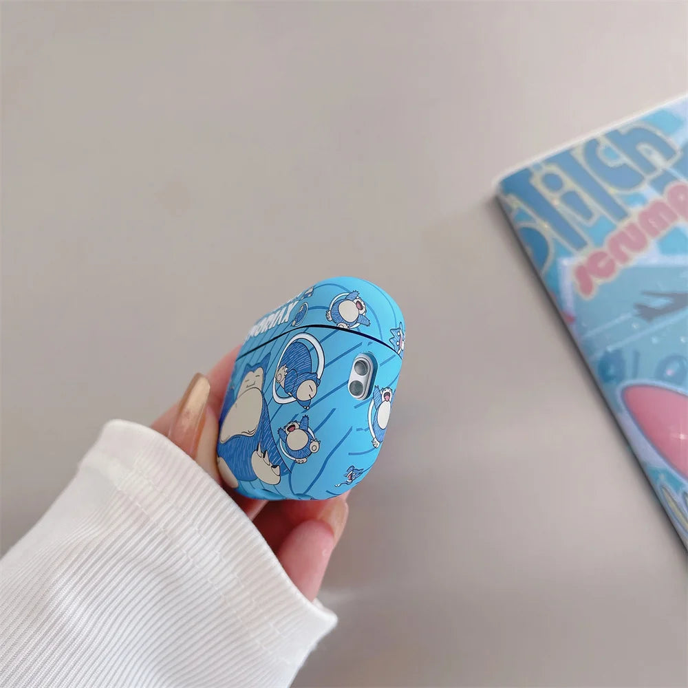 Anime Pokemon Psyduck Squirtle Snorlax Earphone Case for Airpods pro 2 Wireless Bluetooth Headphones