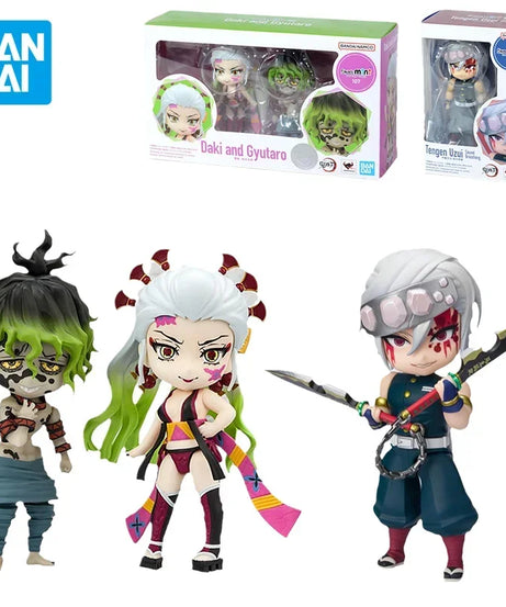 Bandai Demon Slayer Mini Figures – Daki, Gyutaro & Tengen Uzui (Original Figuarts Series)