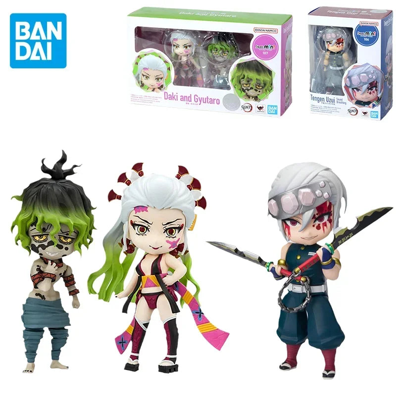 Bandai Demon Slayer Mini Figures – Daki, Gyutaro & Tengen Uzui (Original Figuarts Series)