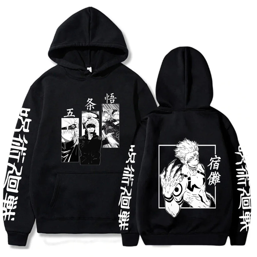 Jujutsu Kaisen Yuji Itadori Hoodie – Harajuku Anime Streetwear Pullover 7