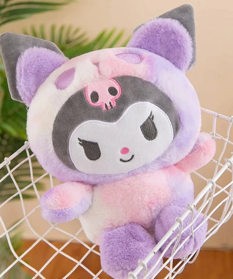 Sanrio 25Cm Anime Kuromid Toys Kawaii Mymelody Cinnamorol Plush Soft Stuffed Animals Doll Plushie Pillow Xmas