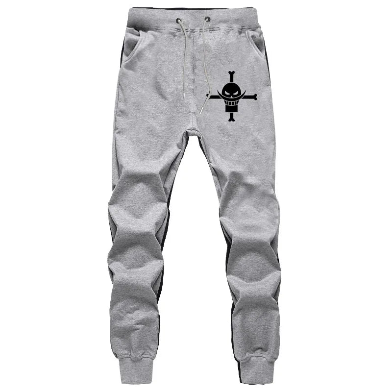 Students Casual Pants for Men and Women Summer Fashion Sports Breathable Cotton Pants Anime ONE PIECE Print Luxury Long Pants