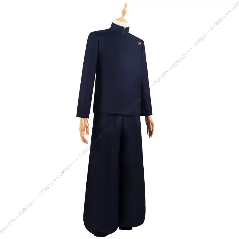 Anime Jujutsu Kaisen Geto Suguru Cosplay Costume – Tokyo Jujutsu High Uniform Suit & Wig Set 3